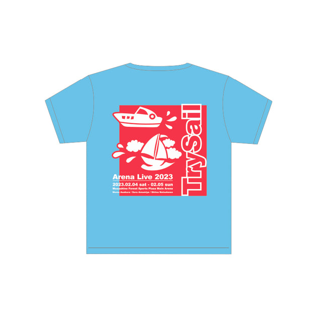 TrySail Arena Live 2023 〜会いに行くyacht！ みんなであそboat！~　日替わりTシャツ　2023年2月5日（日）