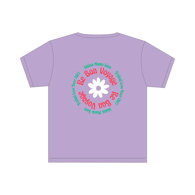 TrySail Re Bon Voyage 直筆サイン入り Tシャツ ピンク TrySail Live Tour 2021 