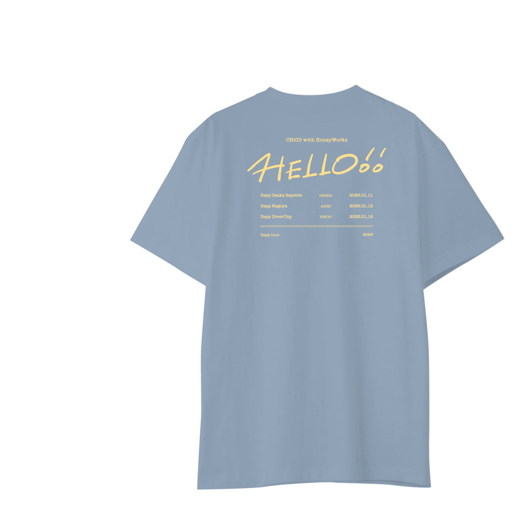 CHiCO with HoneyWorks Zepp tour 2026 『HELLO!!』会場カラーTシャツ