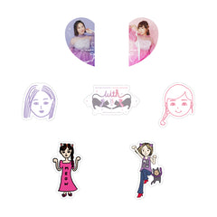 美菜子と彩陽のフレフレフレークシールセット