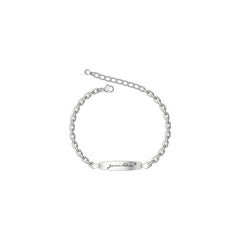 雨宮天“genuine blue"Logo Bracelet