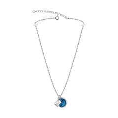 雨宮天“genuine blue" Letter Charm Necklace