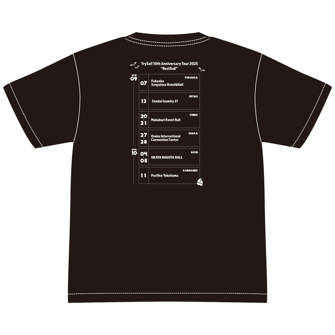 TrySail 10th Anniversary Tour 2025 “BestSail“ ツアーTシャツ