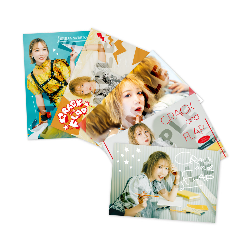 夏川椎菜CRACK and FLAP ポストカードセット – ミュージックレインモール