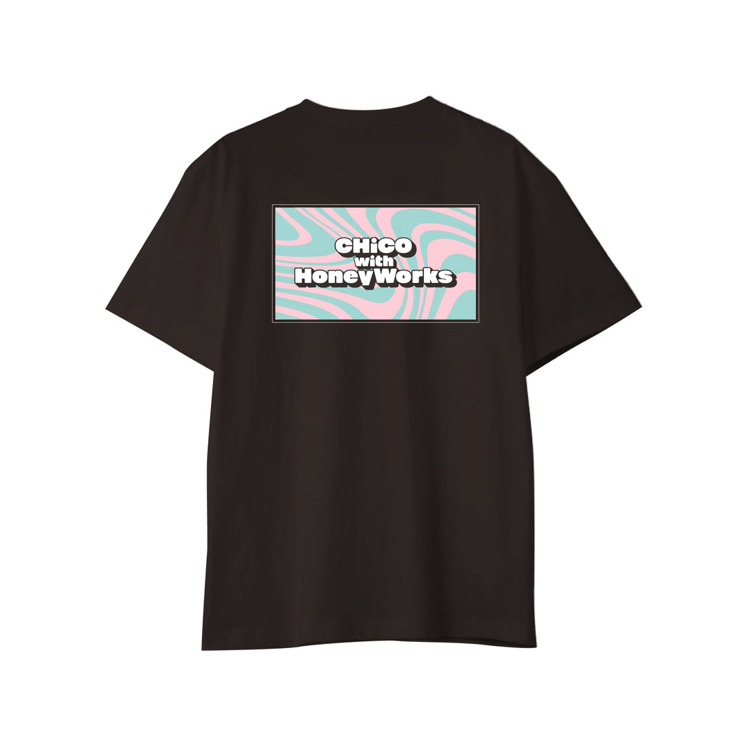 CHiCO with HoneyWorks マーブルBIG Tシャツ black – ミュージック