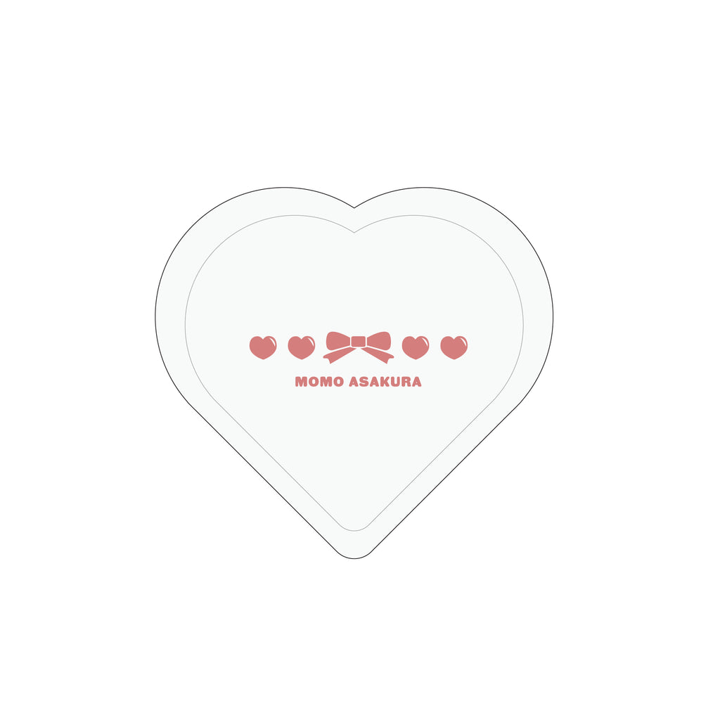 ⿇倉もも もChoっと⽢い♡ MoChoのChocoパーティー ハート豆皿