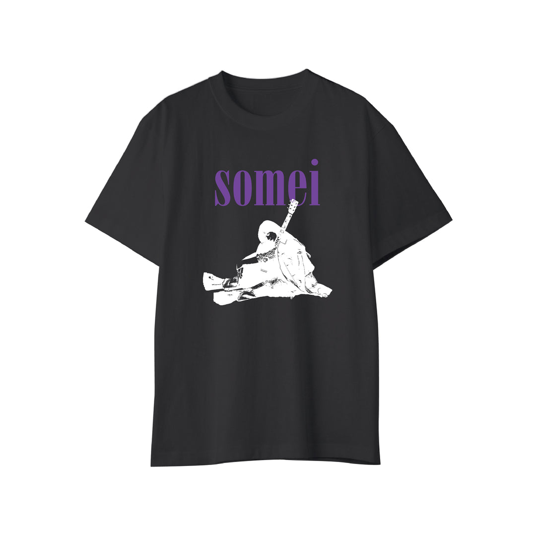 somei Tシャツ（ブラック×パープル）