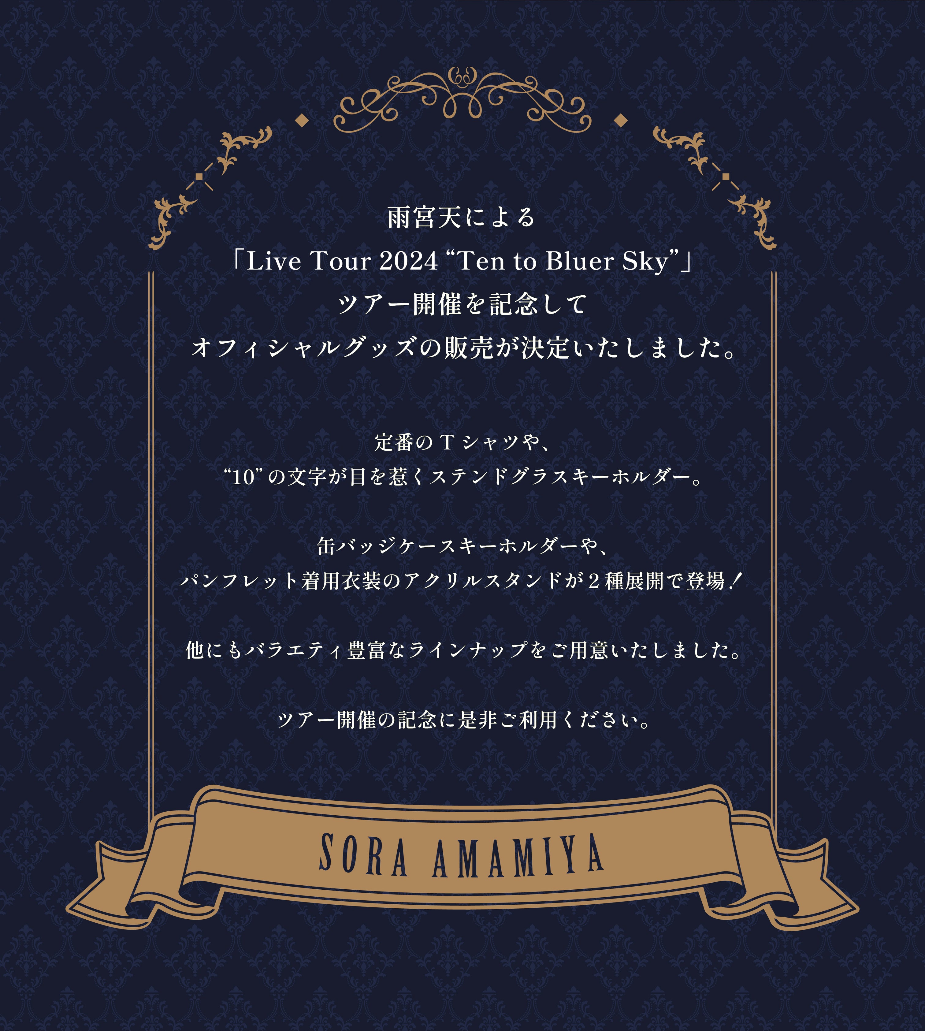 雨宮天 Live Tour 2024 “Ten to Bluer Sky” – ミュージックレインモール