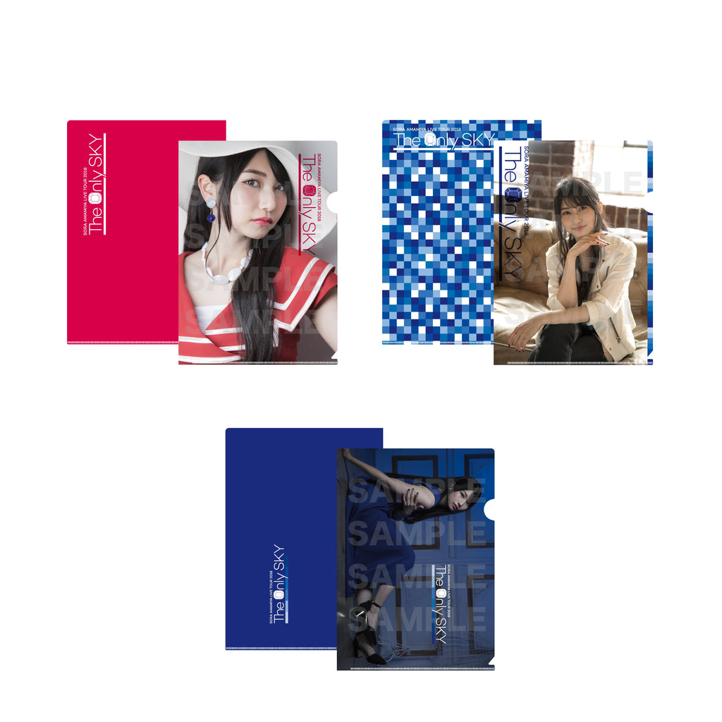 雨宮天ライブツアー2018 The Only SKY クリアファイルセット