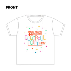 戸松遥 5th Live tour 2018  COLORFUL GIFT to YOU  ツアーTシャツ